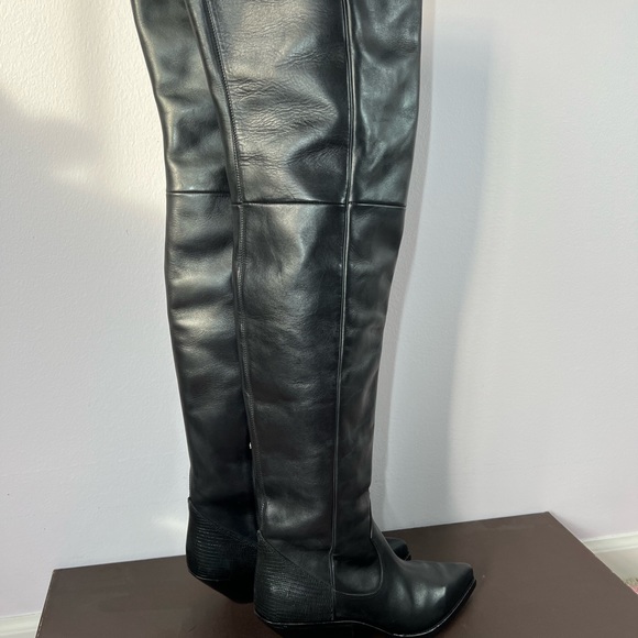 BUTTERO OVER THE KNEE  LEATHER BOOTS - Picture 16 of 16